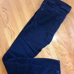 Dark blue denim Zara skinny jeans